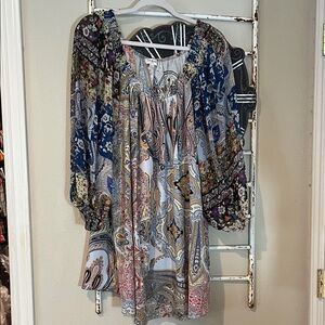 Umgee Multicolor Paisley Top or Short Dress